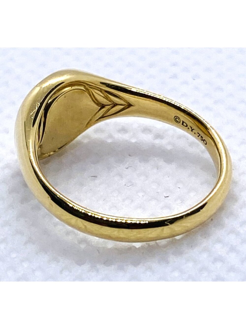 David Yurman Star Diamond Pinky Ring 18K 750 Size 2.5 - Picture 7 of 13